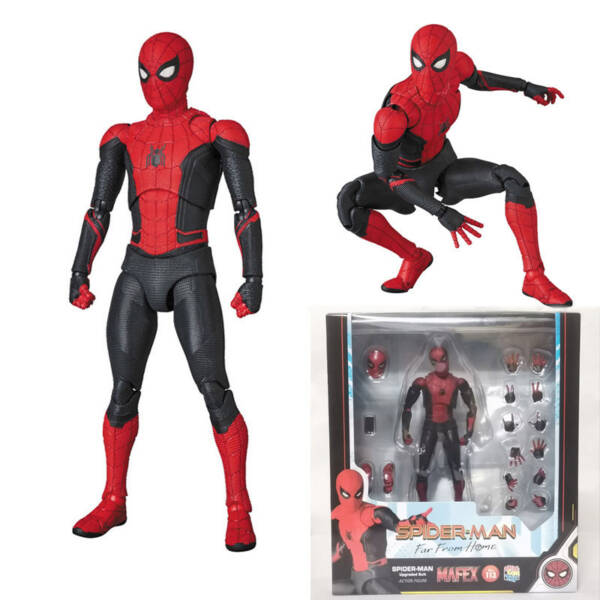 Spider-Man Hero Expedition Spider-Man upgraded battle suit Action figure doll  H=15CM