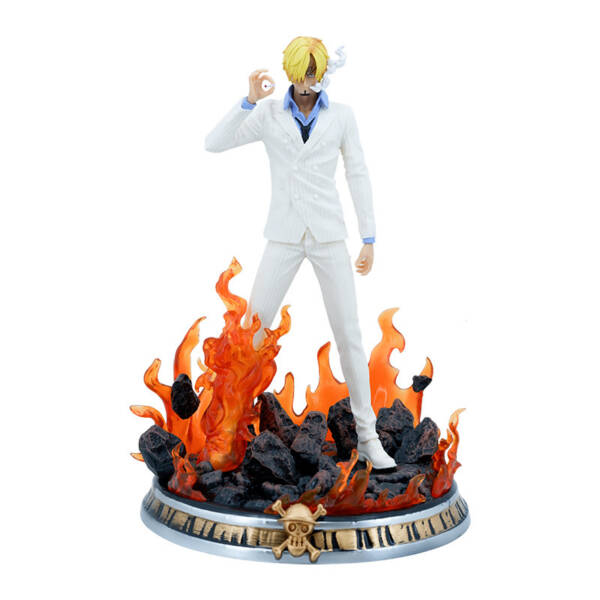 One Piece Blackfoot Sanji GK Dream Sanji with base-H36cm - 图片 3