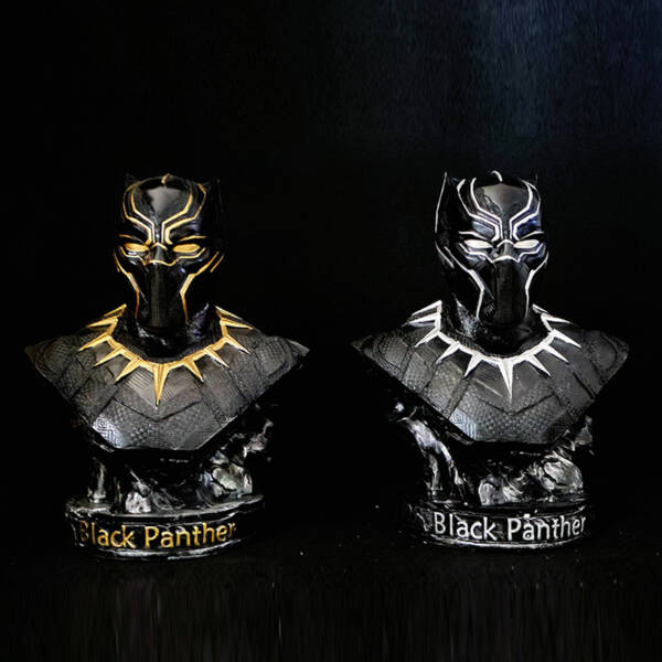 Black Panther half-figure model art collection item  H=35CM - 图片 3