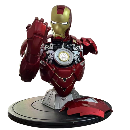 Statue "Iron Man" 1:2: Iron Man MK6 Half-figure Statue, Chest Model, Hand Puppet Set  H=50