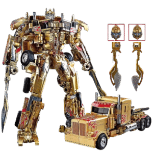 10The transformable toy Optimus Prime Golden Edition Autobot model H=33cm