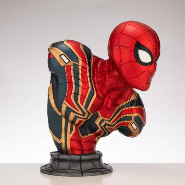 Spider-Man figurine - illuminated version - Marvel Television affiliated product - Avengers chest figure resin statue decorative item H=38 - 图片 2