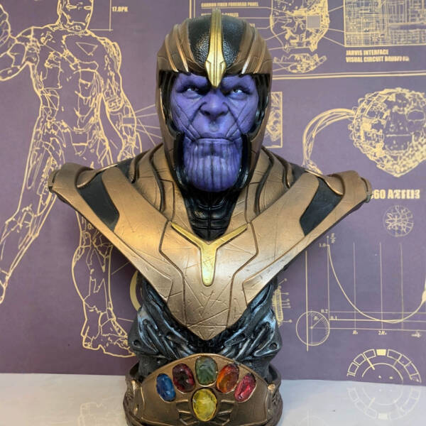 Thanos half-body bust, bust statue, art piece  H=38
