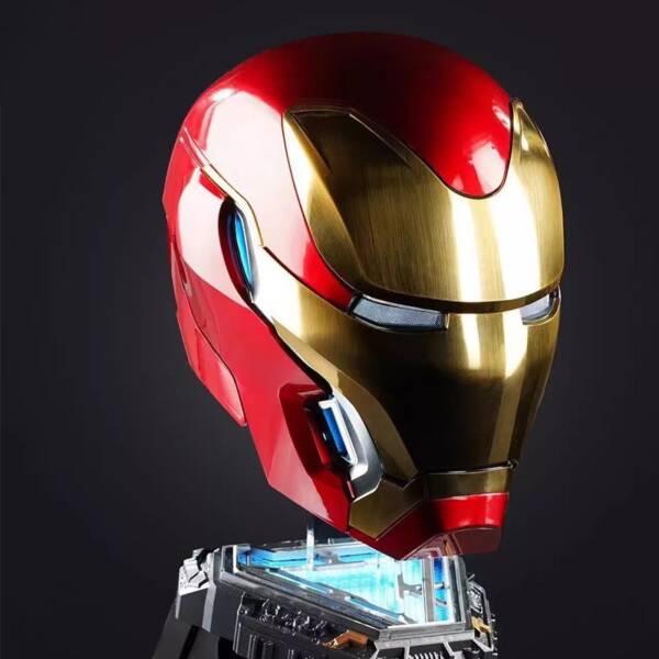 MechaheadMK50 Iron Man helmet voice-controlled wearable black technology - 图片 9