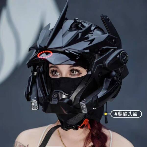 Qilin Helmet Cyber Hero Series Cool Helmet - 图片 24