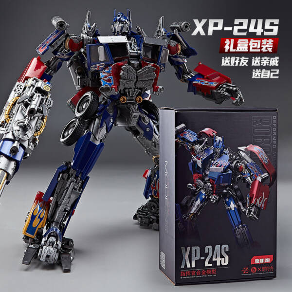 03Transforming toy Optimus model robot abdominal muscle pillar XP24S figurine H=33cm - 图片 3