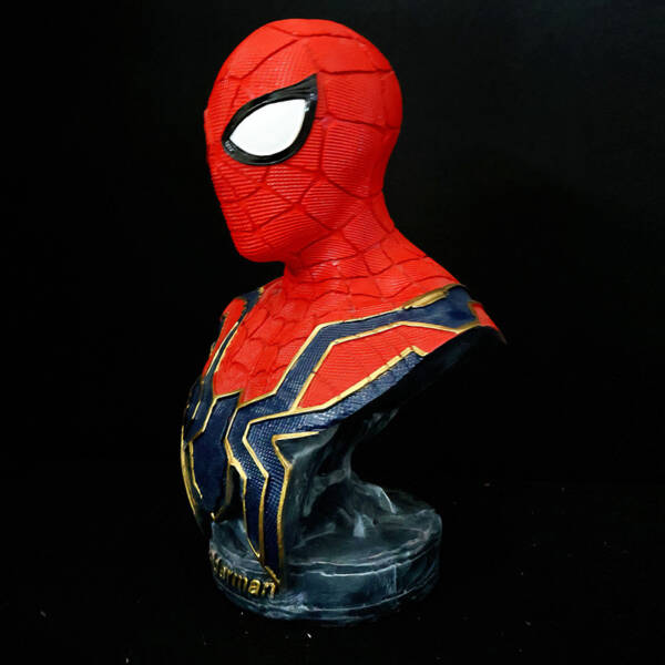 Spider-Man half-body bust resin figurine artwork H=35CM - 图片 6