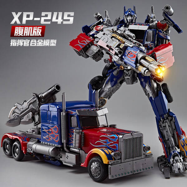 03Transforming toy Optimus model robot abdominal muscle pillar XP24S figurine H=33cm - 图片 2