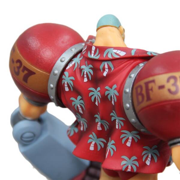 One Piece figure Frankie Straw Hat model double-headed statue-H18cm - 图片 4