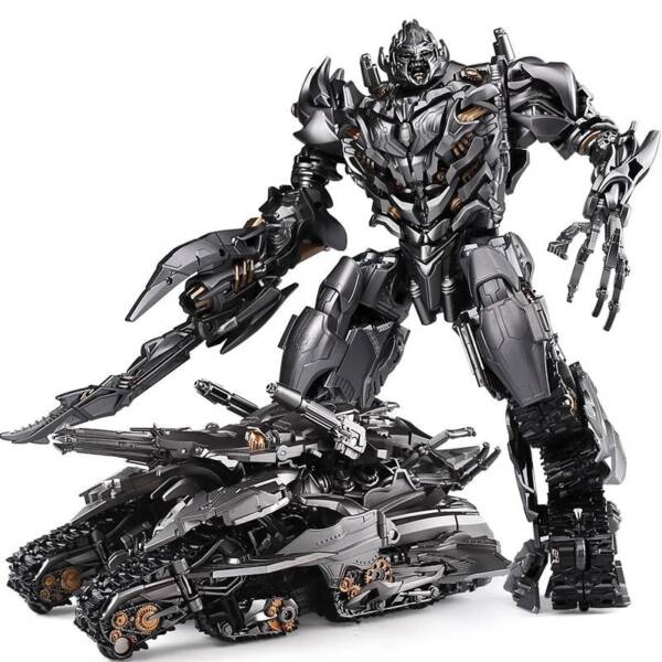 04Taiba Transforming Toy LS06 Tank - Large-scale Alloy Plate Model H=33cm
