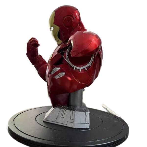 Statue "Iron Man" 1:2: Iron Man MK6 Half-figure Statue, Chest Model, Hand Puppet Set  H=50 - 图片 16