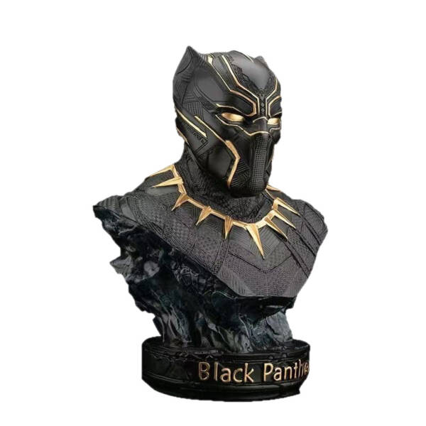 Black Panther half-figure model art collection item  H=35CM