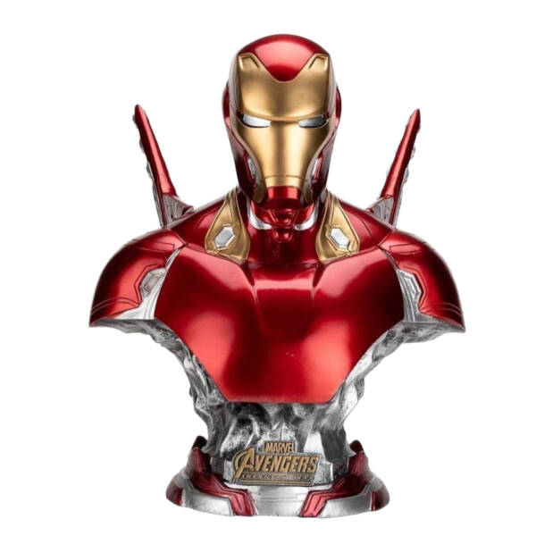 Iron Man MK50 Statue - Marvel Avengers Half-Portrait Resin Artwork H=40 - 图片 11