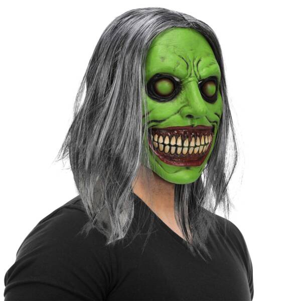 Halloween horror cosplay mask of a demon-slaying figure - 图片 10