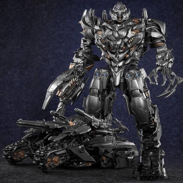04Taiba Transforming Toy LS06 Tank - Large-scale Alloy Plate Model H=33cm - 图片 2
