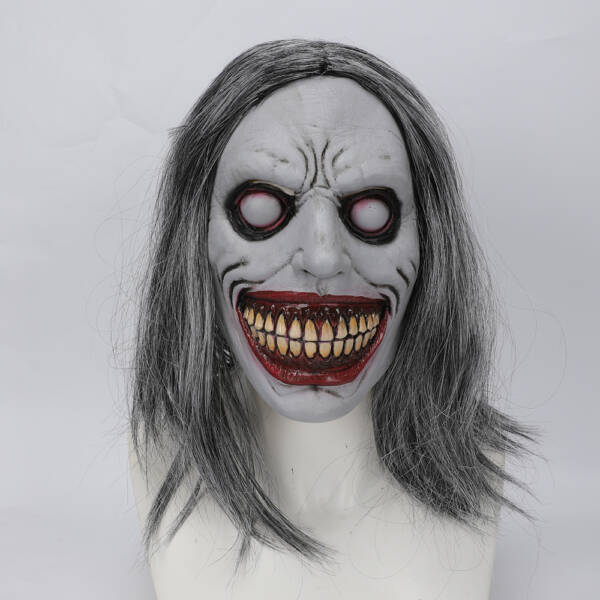 Halloween horror cosplay mask of a demon-slaying figure - 图片 2