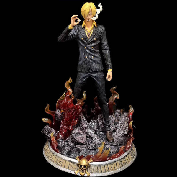 One Piece Blackfoot Sanji GK Dream Sanji with base-H36cm - 图片 5