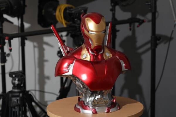 Iron Man MK50 Statue - Marvel Avengers Half-Portrait Resin Artwork H=40 - 图片 3
