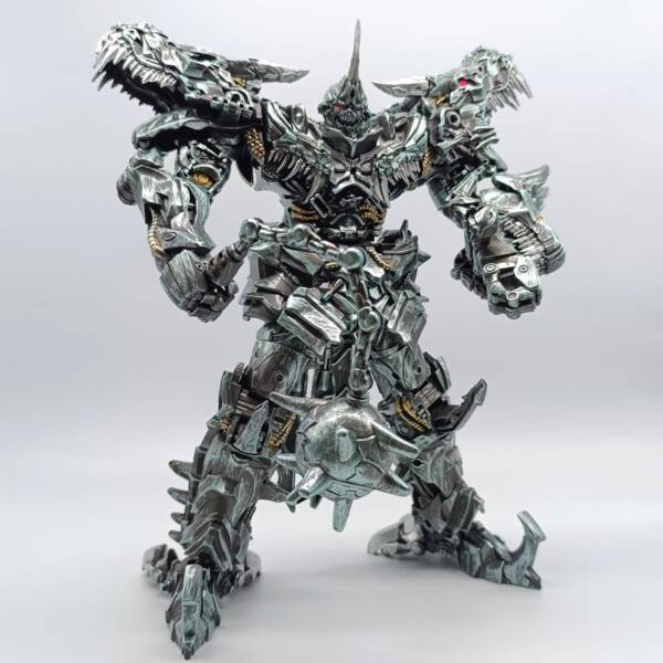 05Bimicro TW-1101B Steel Collar Supreme Transformer 5 Movie Edition SS Steel Cable Dominator H=33cm - 图片 4