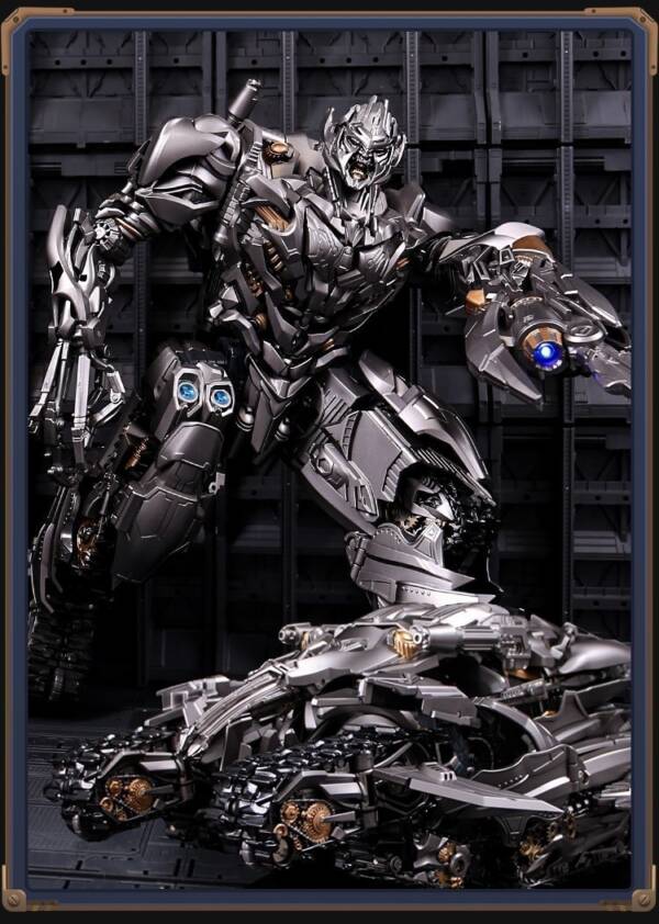 04Taiba Transforming Toy LS06 Tank - Large-scale Alloy Plate Model H=33cm - 图片 3