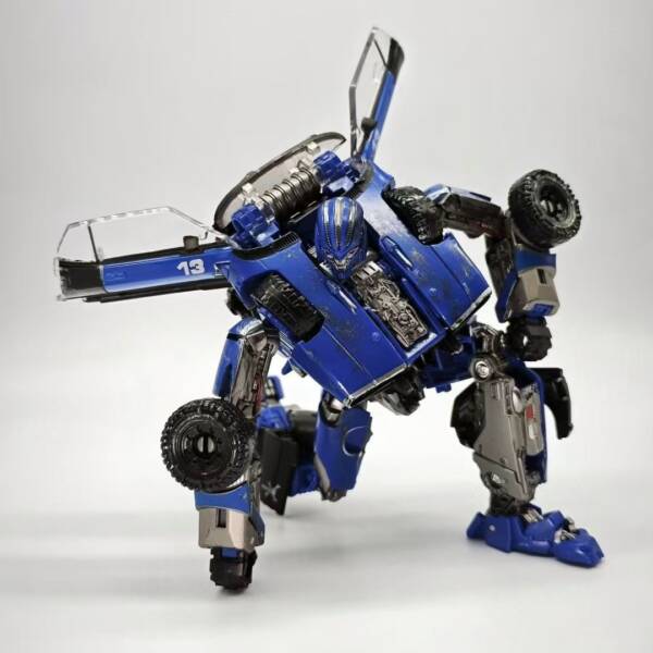 02Baiwei TW1033 Ultra Blue Warrior - Automobile Robot  H=14cm - 图片 4
