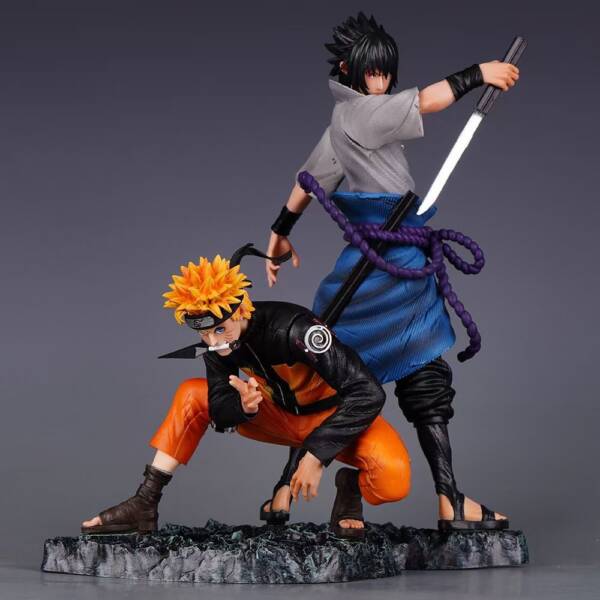 Naruto Figure - Naruto and Sasuke H29cm - 图片 3