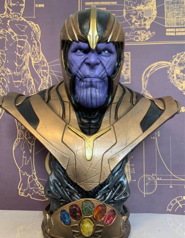 Thanos half-body bust, bust statue, art piece  H=38 - 图片 2