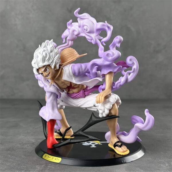 One Piece character, Nika in squatting position, pounding the ground, Luffy - 图片 4