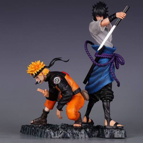 Naruto Figure - Naruto and Sasuke H29cm - 图片 4