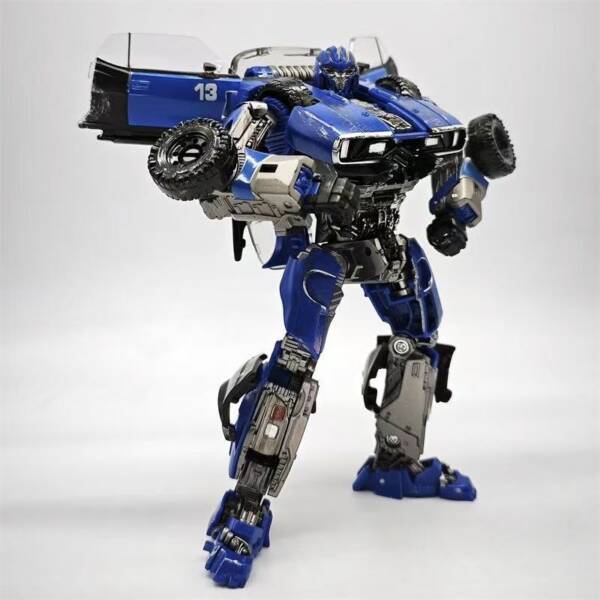 02Baiwei TW1033 Ultra Blue Warrior - Automobile Robot  H=14cm - 图片 6