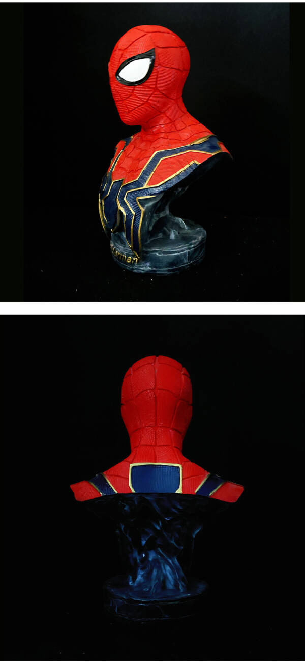 Spider-Man half-body bust resin figurine artwork H=35CM - 图片 3