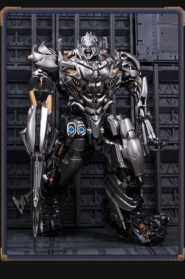 04Taiba Transforming Toy LS06 Tank - Large-scale Alloy Plate Model H=33cm - 图片 6