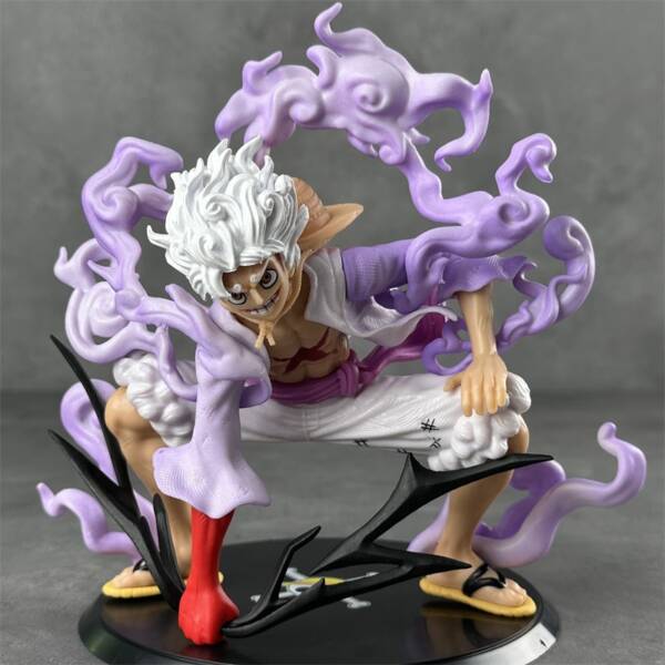 One Piece character, Nika in squatting position, pounding the ground, Luffy - 图片 6