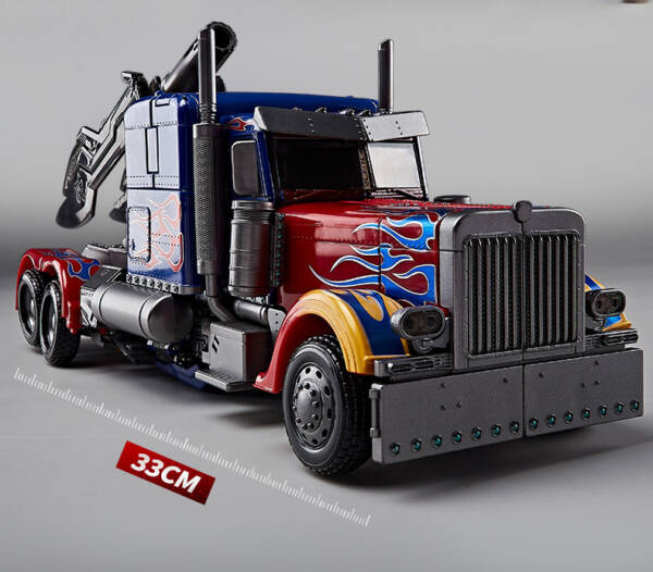 03Transforming toy Optimus model robot abdominal muscle pillar XP24S figurine H=33cm - 图片 6