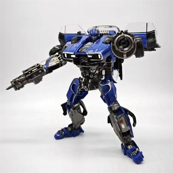 02Baiwei TW1033 Ultra Blue Warrior - Automobile Robot  H=14cm - 图片 7