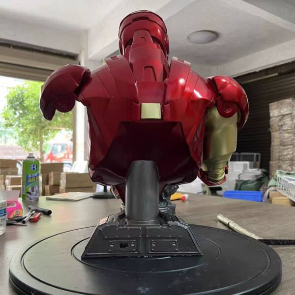 Statue "Iron Man" 1:2: Iron Man MK6 Half-figure Statue, Chest Model, Hand Puppet Set  H=50 - 图片 7