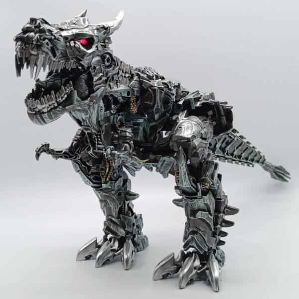 05Bimicro TW-1101B Steel Collar Supreme Transformer 5 Movie Edition SS Steel Cable Dominator H=33cm - 图片 7