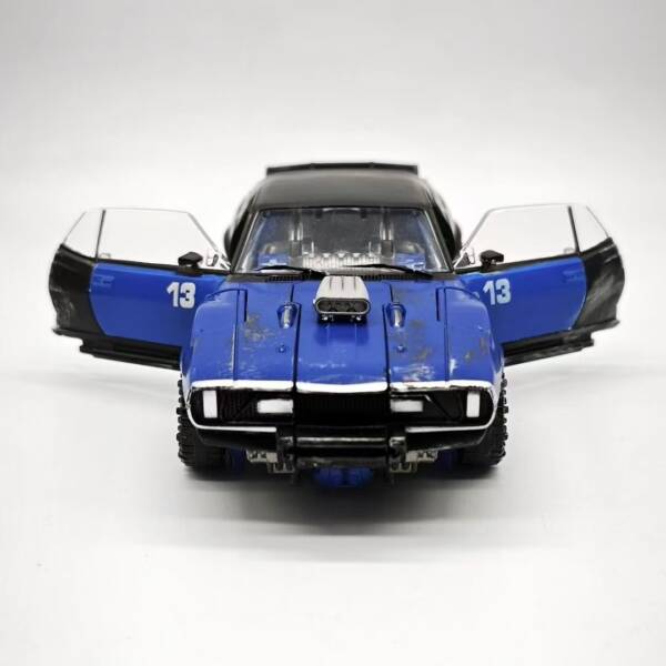 02Baiwei TW1033 Ultra Blue Warrior - Automobile Robot  H=14cm - 图片 8