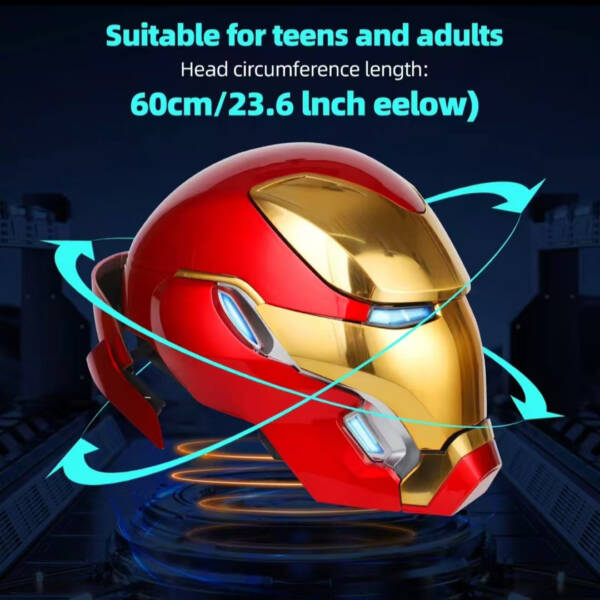 MechaheadMK50 Iron Man helmet voice-controlled wearable black technology - 图片 5
