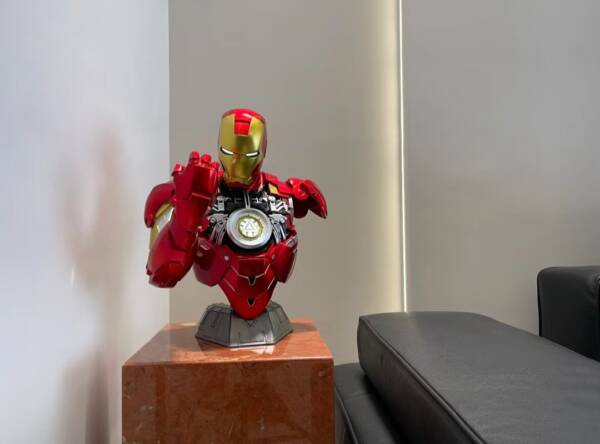 Statue "Iron Man" 1:2: Iron Man MK6 Half-figure Statue, Chest Model, Hand Puppet Set  H=50 - 图片 8