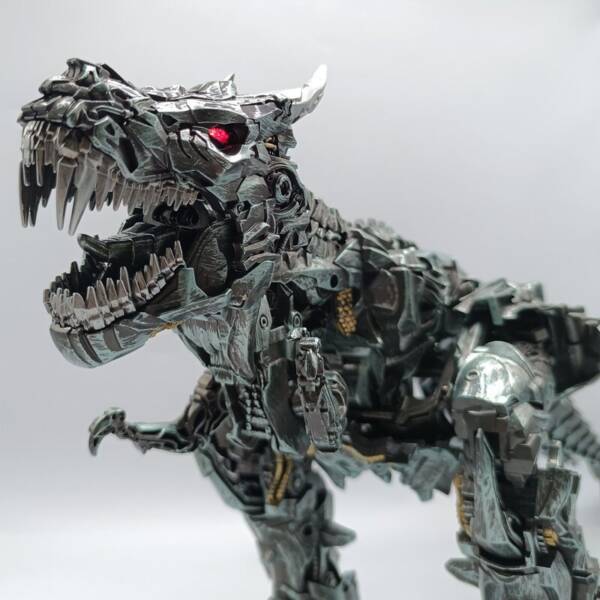 05Bimicro TW-1101B Steel Collar Supreme Transformer 5 Movie Edition SS Steel Cable Dominator H=33cm - 图片 8