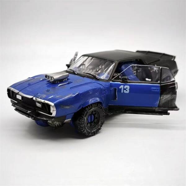 02Baiwei TW1033 Ultra Blue Warrior - Automobile Robot  H=14cm - 图片 9