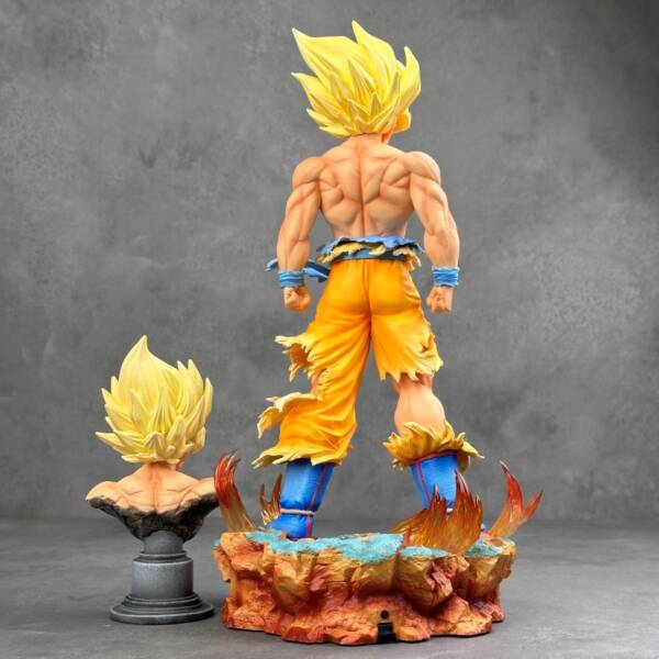 Dragon Ball Infinite Beginning Super Goku 2.0 Top Double-Headed Standard Anime Statue Figure - H35cm - 图片 7