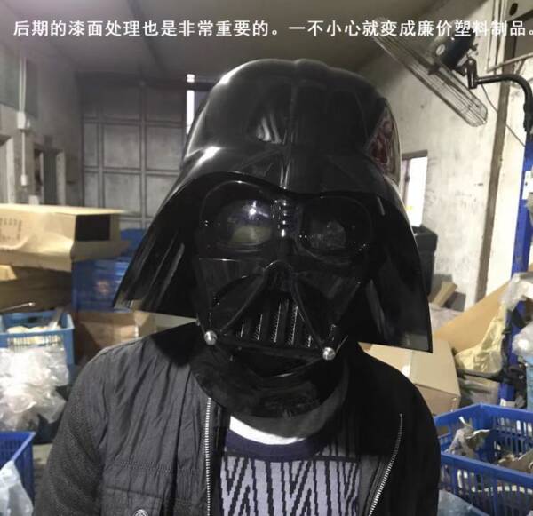 1: 1 Star Wars Jedi Dark Warrior Helmet - 图片 9