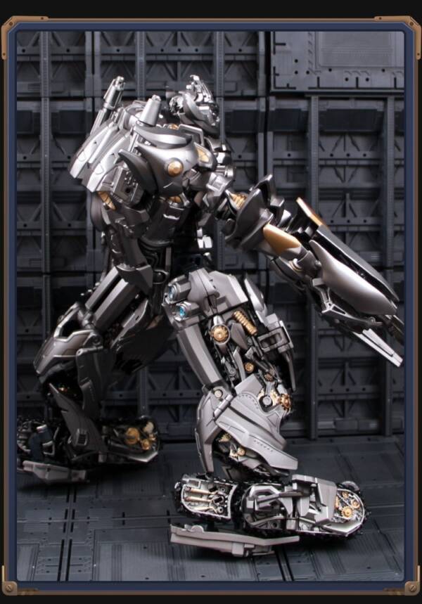 04Taiba Transforming Toy LS06 Tank - Large-scale Alloy Plate Model H=33cm - 图片 8
