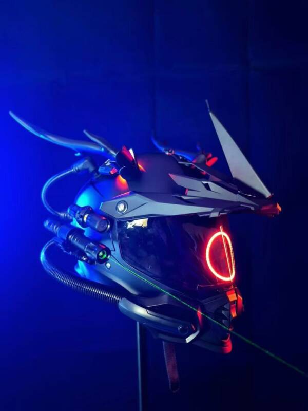 Qilin Helmet Cyber Hero Series Cool Helmet - 图片 6