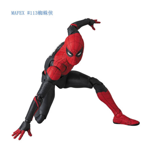 Spider-Man Hero Expedition Spider-Man upgraded battle suit Action figure doll  H=15CM - 图片 11