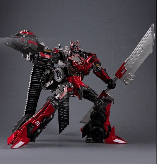 11Transformable Toy Bravest + Weapon Pack (Finely Painted Enlarged Version)  H=33cm - 图片 10