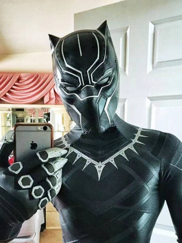 Killerbody Marvel 1: 1 Black Panther Helmet - 图片 8