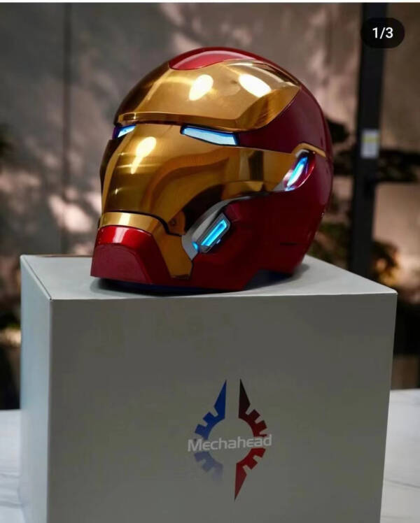 MechaheadMK50 Iron Man helmet voice-controlled wearable black technology - 图片 7